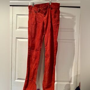 J.Crew Women’s Orange Courduroy Pants